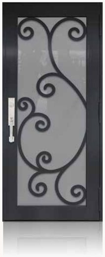 Single Bronze № 45 — decorative door panel design TD-SD-B45