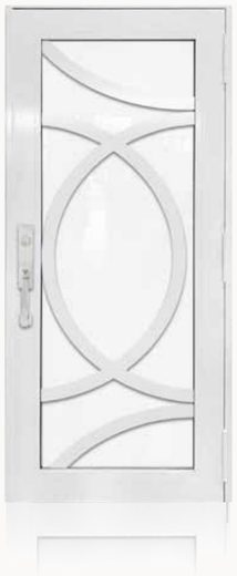 Single White № 04 — decorative door panel design TD-SD-W04
