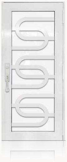 Single White № 33 — decorative door panel design TD-SD-W33