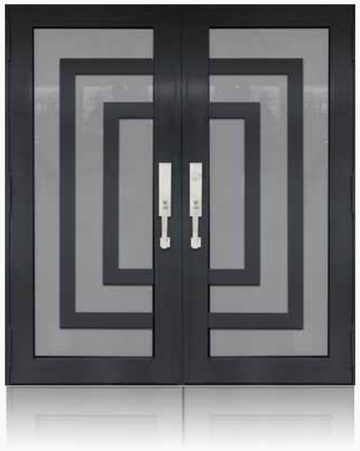 Double Bronze № 02 — decorative door panel design TD-DED-B02