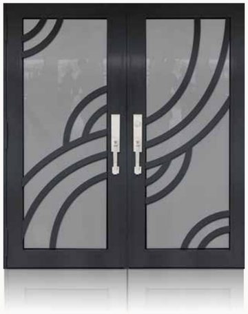 Double Bronze № 03 — decorative door panel design TD-DED-B03