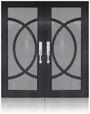 Double Bronze № 04 — decorative door panel design TD-DED-B04