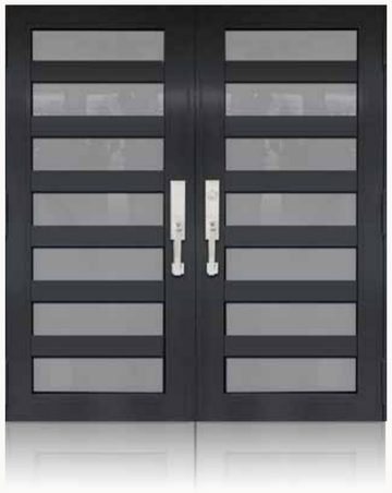 Double Bronze № 10 — decorative door panel design TD-DED-B10
