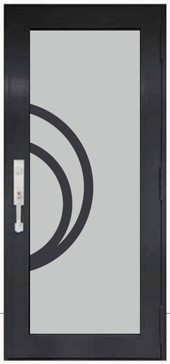 Single Bronze № 65 — decorative door panel design TD-SD-B65
