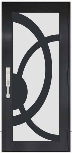 Single Bronze № 77 — decorative door panel design TD-SD-B77