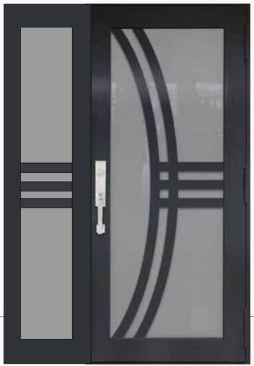 Single Bronze № 97 — decorative door panel design TD-SD-B97