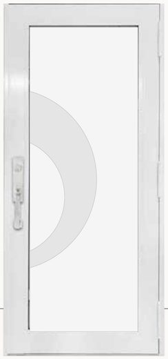 Single White № 64 — decorative door panel design TD-SD-W64