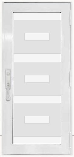 Single White № 78 — decorative door panel design TD-SD-W78