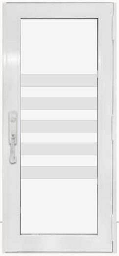 Single White № 90 — decorative door panel design TD-SD-W90