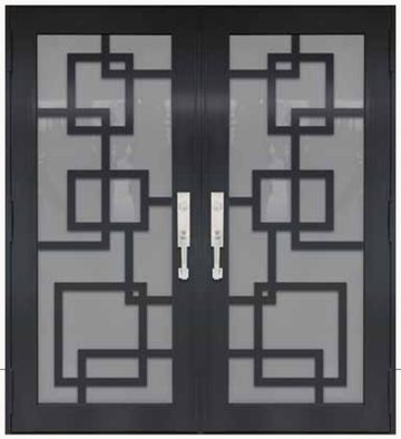 Double Bronze № 54 — decorative door panel design TD-DED-B54