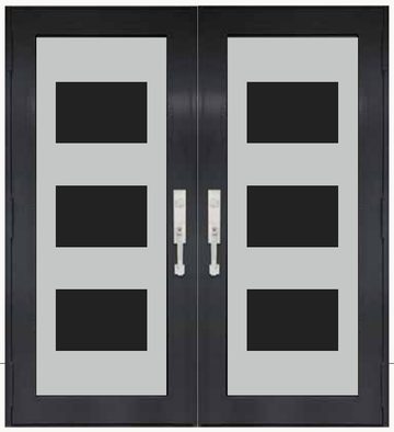 Double Bronze № 66 — decorative door panel design TD-DED-B66
