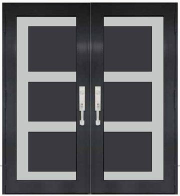 Double Bronze № 78 — decorative door panel design TD-DED-B78