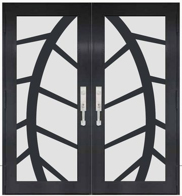Double Bronze № 80 — decorative door panel design TD-DED-B80