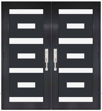 Double Bronze № 82 — decorative door panel design TD-DED-B82