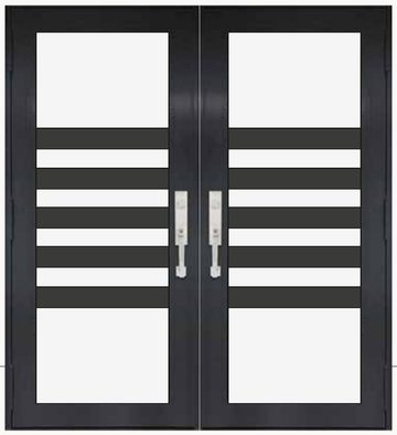 Double Bronze № 91 — decorative door panel design TD-DED-B91