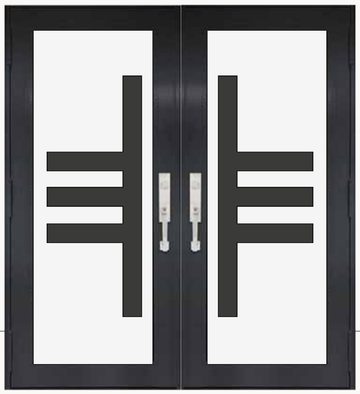 Double Bronze № 92 — decorative door panel design TD-DED-B92