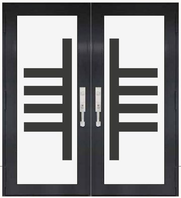 Double Bronze № 93 — decorative door panel design TD-DED-B93