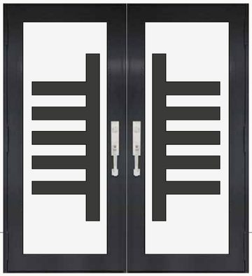 Double Bronze № 94 — decorative door panel design TD-DED-B94