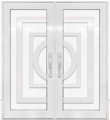 Double White № 50 — decorative door panel design TD-DED-W50