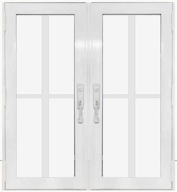 Double White № 70 — decorative door panel design TD-DED-W70